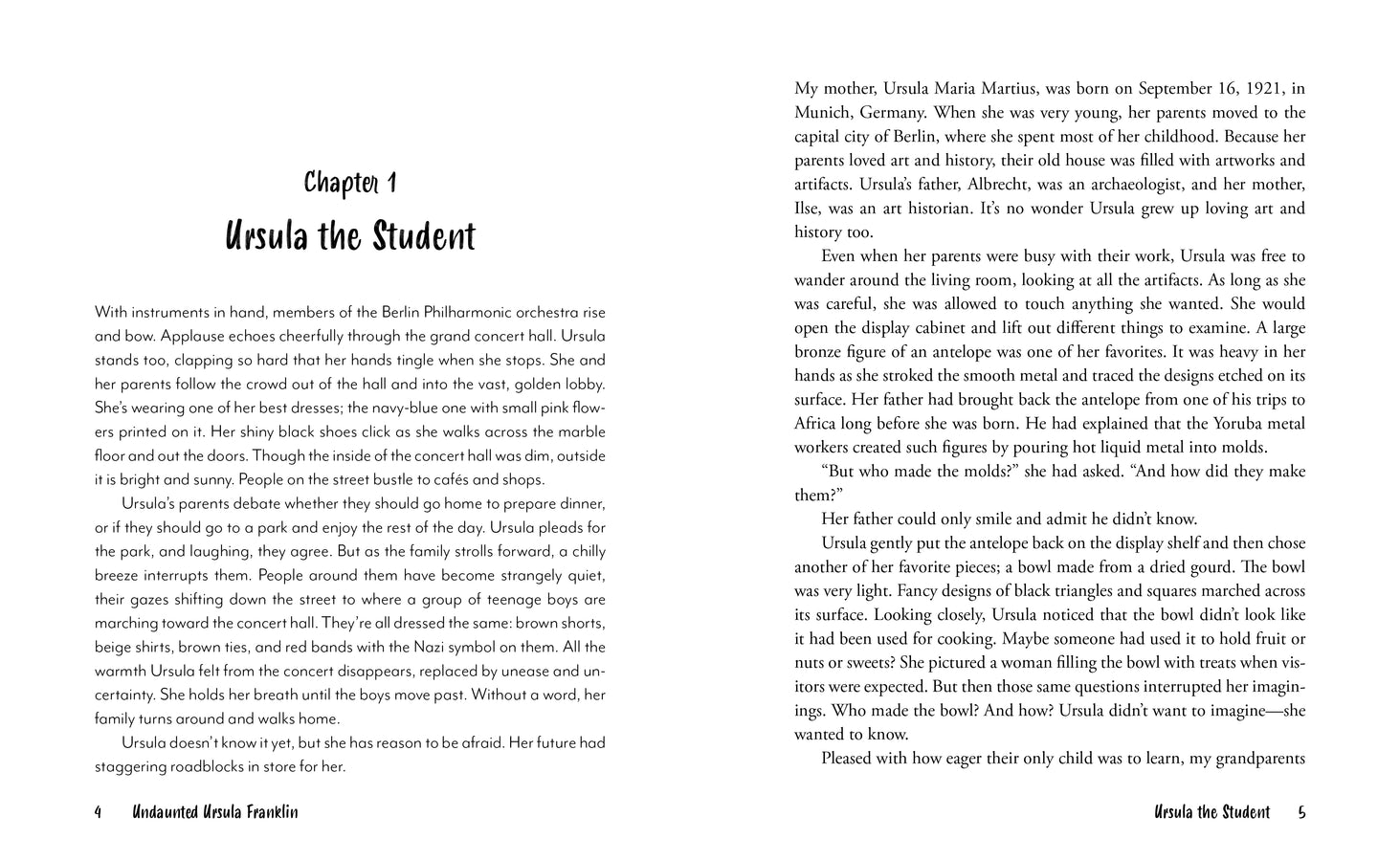 Undaunted Ursula Franklin