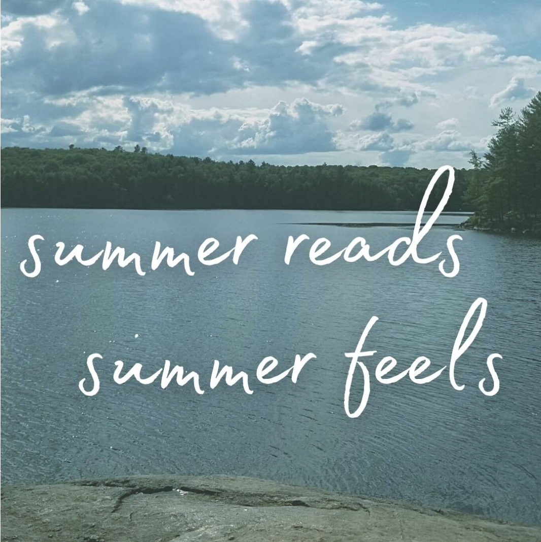 Image of text: Summer reads summer feels