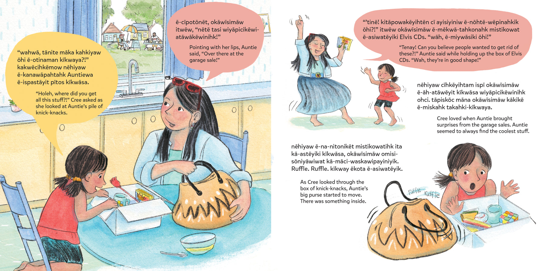 okāwīsimāw omēkiwin askīhkānihk ohci/Auntie&#39;s Rez Surprise-ebook