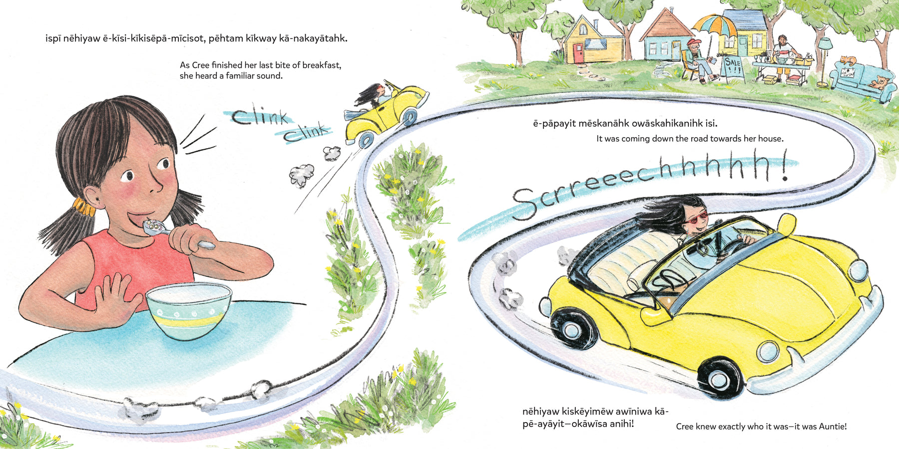 okāwīsimāw omēkiwin askīhkānihk ohci/Auntie&#39;s Rez Surprise-ebook