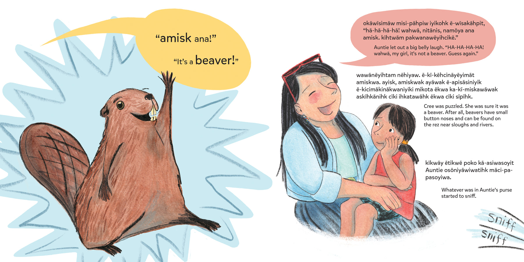 okāwīsimāw omēkiwin askīhkānihk ohci/Auntie&#39;s Rez Surprise-ebook
