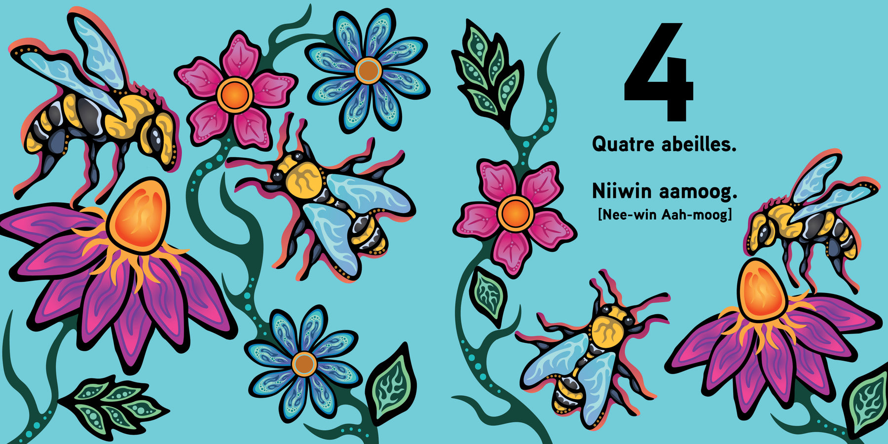 Comptons les bestioles / Aambe Gindaasdaa Mnidooshag
